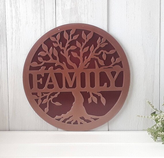 3D Family Tree Of Life Sign | Metal Wall Art | Family Sign | Personalized Wedding Gift | Anniversary | Wedding Venue Bridal Table Decor |