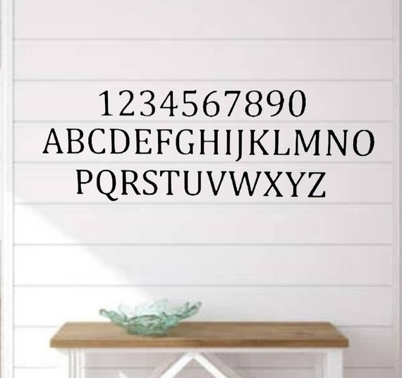 7" modern mailbox numbers | metal address numbers and letters | home address letters | street name letters | contemporary letters