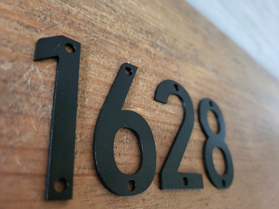 2.5" modern mailbox numbers | metal address numbers and letters | home address letters | street name letters | contemporary letters
