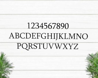 2" modern mailbox numbers | metal address numbers and letters | home address letters | street name letters | contemporary letters