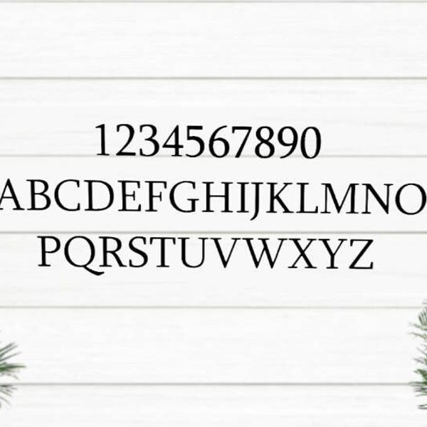 2" modern mailbox numbers | metal address numbers and letters | home address letters | street name letters | contemporary letters