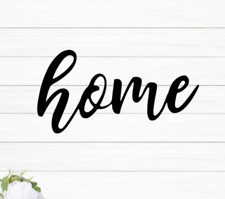 Download Home Entryway Sign Home Sweet Home Sign Rustic Home Sign Farmhouse Wall Decor Home Cursive Metal Word Home Sign Home Metal Sign Wall Hangings Home Living Tripod Ee