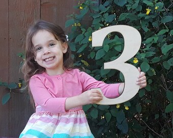 Number 3 Birthday Three Sign 3rd Birthday Photo Prop