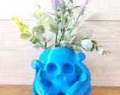 Octoskull Planter | Octopus Planter Skull Planter | Halloween Decor | 3D Printed Planter | 31 Color OPTIONS