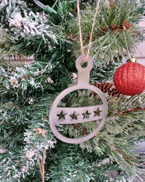 Christmas bulb ornament sets | laser cut snowflakes ornament | christmas ornaments | snowflake sign | stocking stuffer | teacher gift