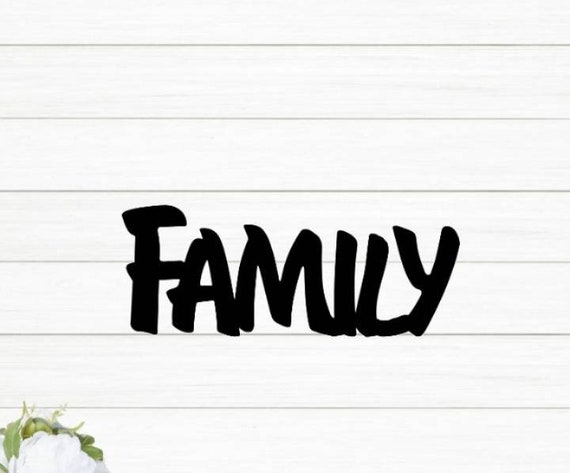 Family sign | metal family sign  | ohana sign | recycled steel sign
