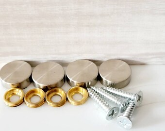 Stainless Steel Screw Cover Cap | Decorative Sign Fasteners