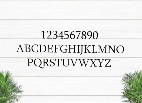 7" modern mailbox numbers | metal address numbers and letters | home address letters | street name letters | contemporary letters