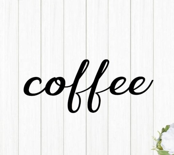 Coffee bar sign | kitchen decor | metal art | metal coffee bar sign | coffee lovers decor | rustic word art | housewarming or wedding gift