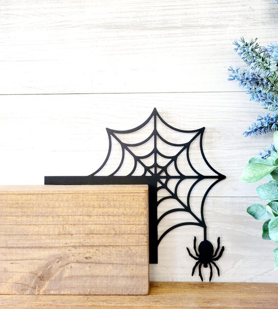 Spider Web Door Corner | Halloween Door Corner With Spider Web | Halloween Door Hanger | Left or Right Side Door Corner