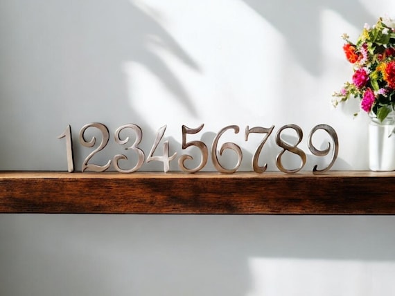 5 inch mediterranean mailbox numbers | rustic spanish revival address numbers and letters | metal home address letters | street name letters