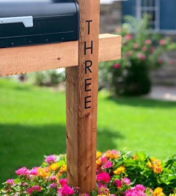 3" Modern Mailbox Numbers | Metal Address Numbers and Letters | Home Address Letters | Street Name Letters | Contemporary Letters