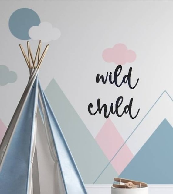 Wild child sign | metal wild child sign | kids bedroom sign | nursery sign | toddler bedroom sign | farmhouse nursery | above crib sign