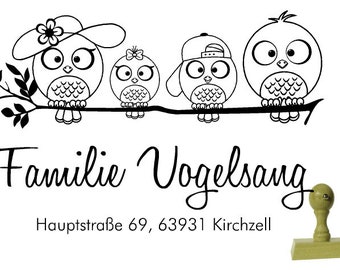 Stempel « DACHDECKER » Adressenstempel Motiv