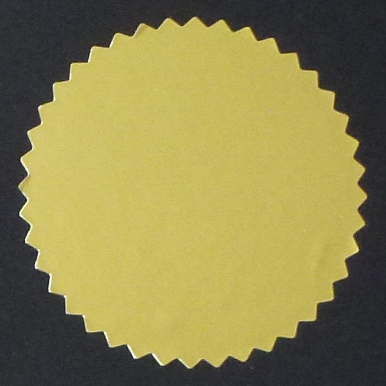 50 self-adhesive seals stamping labels Gold Color \u00d8 56 mm-for embossing pliers