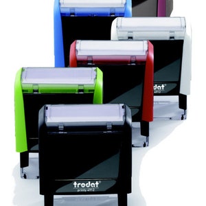 School stamp Frost 58 x 22 mm-Stamp Machine Name Class image 3