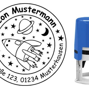 Address stamp space Stamp 40 mm