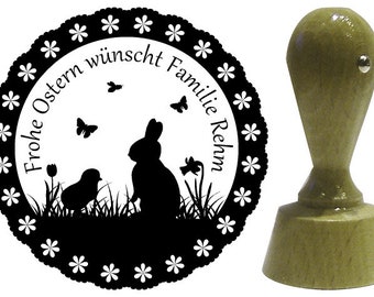 Stempel Ostern Ostergrüße 40mm