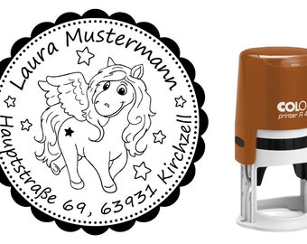 Adressstempel Colop Stempel Pegasus 40mm