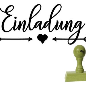 personalisierter Stempel Hochzeit Einladung "2"