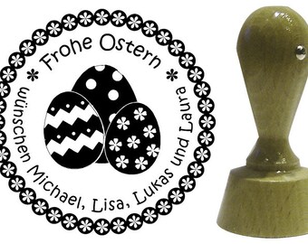 Stempel Ostern Ostergrüße 40mm