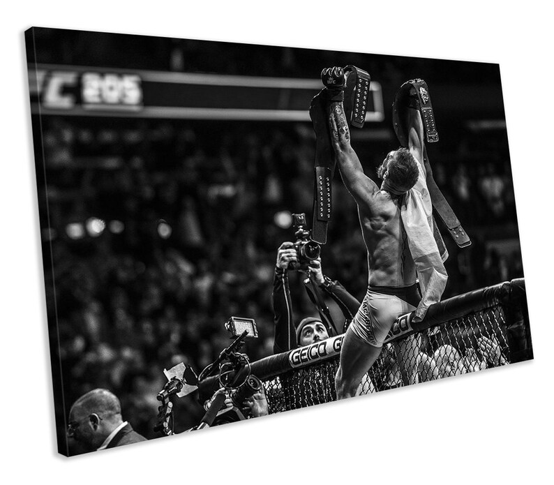 CONOR MCGREGOR BOXER PHOTO PRINT ON FRAMED CANVAS WALL ART ...