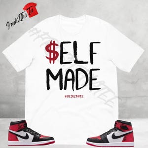 T-shirt fai da te / Realizzata su misura per Jordan 1 Ruby / Maglietta con scheletro Ruby Crown / Maglietta streetwear fresca / Maglietta con grafica sneaker head