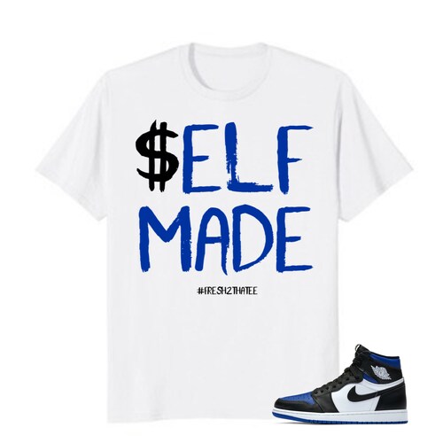 Jordan 1 Royal Toe Shirt Made to Match 
