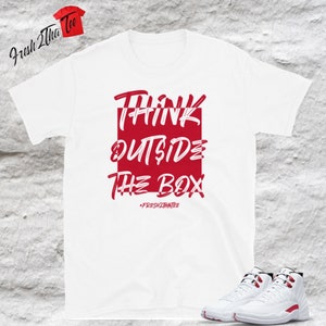 Jordan 12 torsione camicia. Realizzato per abbinare Jordan 12 twist, jordan 12 twist sneaker tee, pensa fuori dagli schemi