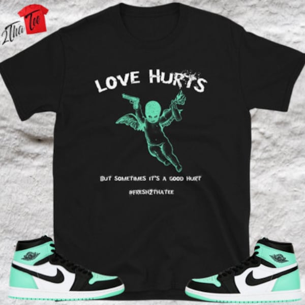 Shirt To Match Jordan 1 Retro 'green glow ' DZ5485-130 | Unisex Tee | Sneaker T Shirt | Outfit For Jordans | Outfit For Kicks | Gift
