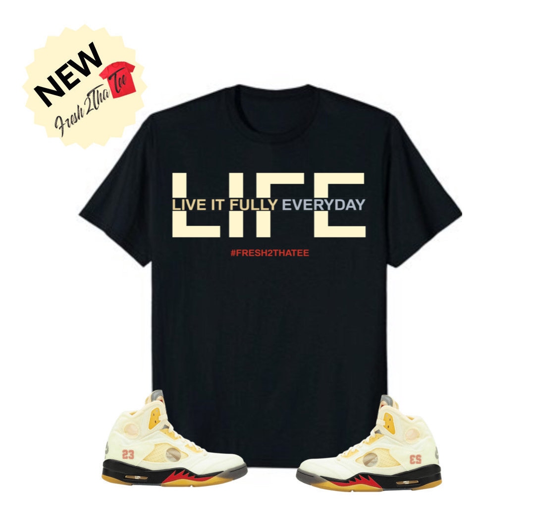 Shirt Made to Match Jordan 5 Retro OFF 