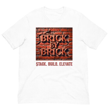 Stack Build Elevate Shirt – Made to Match Jordan 4 Brick by Brick – Sneaker Matching Tee