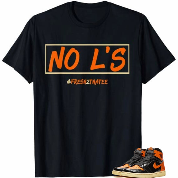 jordan 1 shirt orange