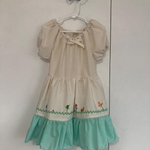 Girls Embroidered Peasant dress