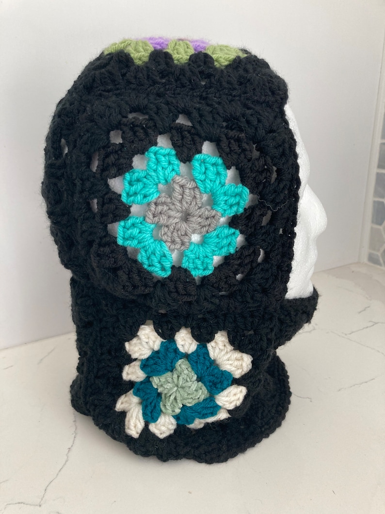 Crochet Granny Square Balaclava Etsy