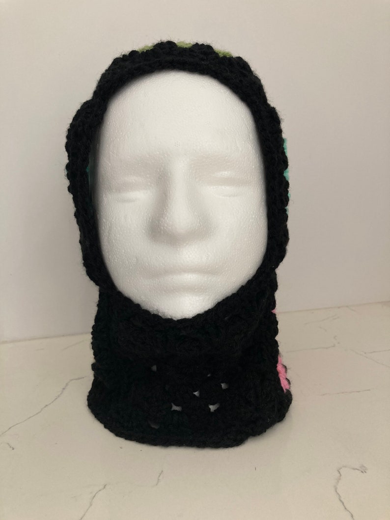 Crochet Granny Square Balaclava Etsy