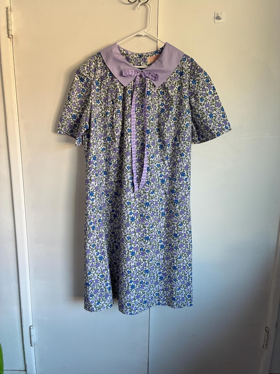 purple peter pan collar dress Ombre Purple Peter Pan Collar Dropped Waist Lolita Dress
