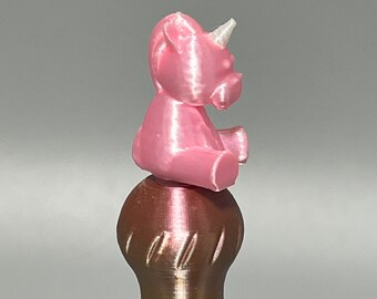 Unicorn diamond painting pen topper