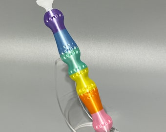 Light Rainbow 3d printed diamond painting pen  “Rainstick” see description