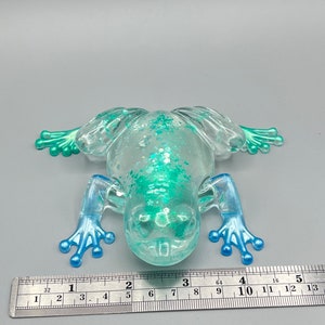 Amazing large resin frog handmade