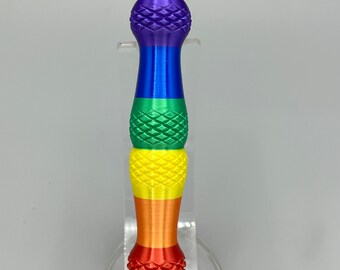 Mini Rainbow 4” 3d printed diamond painting pen  “Rainstick” see description