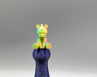 Unicorn diamond painting pen topper