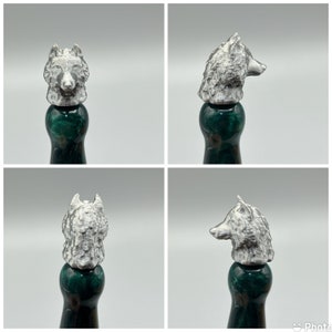 Cute diamond painting pen topper wolf