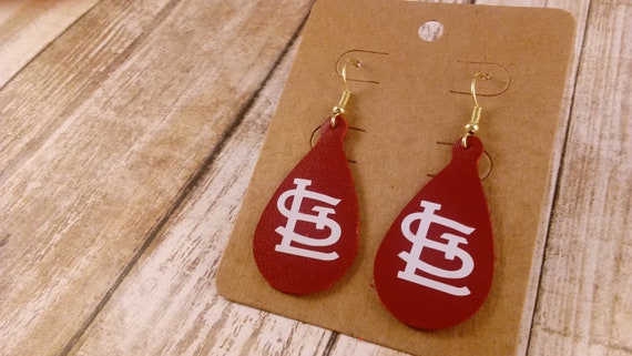 ST. LOUIS CARDINALS EARRINGS