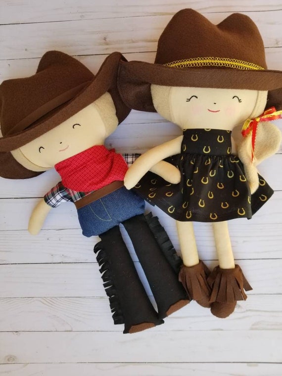 Cowboy or Cowgirl CUSTOM Cloth Doll Cowboy or Cowgirl CUSTOM Cloth Doll