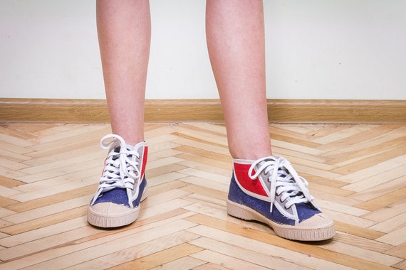 soviet canvas sneakers