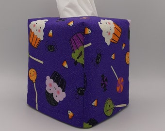 Tissue Box Cover, Halloween Tissue Box Cover, Decorative Tissue, Halloween Cupcakes, Kitchen Decor, Tissue Dispenser, Home Gift