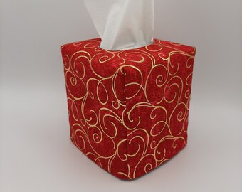 Red tissue holder discount
