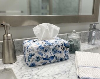 250th Anniversary, Large Tissue Box  Cover , Custom Made Reversible, Choose your prints from the entire shop