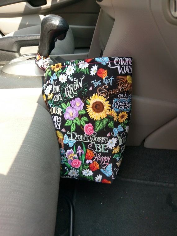 Car Trash Bag, Auto Trash Bag, Car Acccessories, Car Garbage Bag, Flowers Trash  Bag, Positive Messages Trash Bag, Washable Bag, - .de